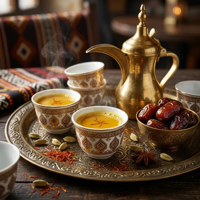 قهوة بالزعفران